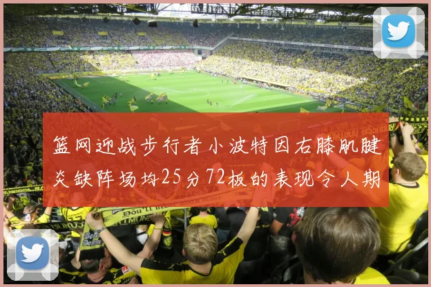 篮网迎战步行者小波特因右膝肌腱炎缺阵场均25分72板的表现令人期待